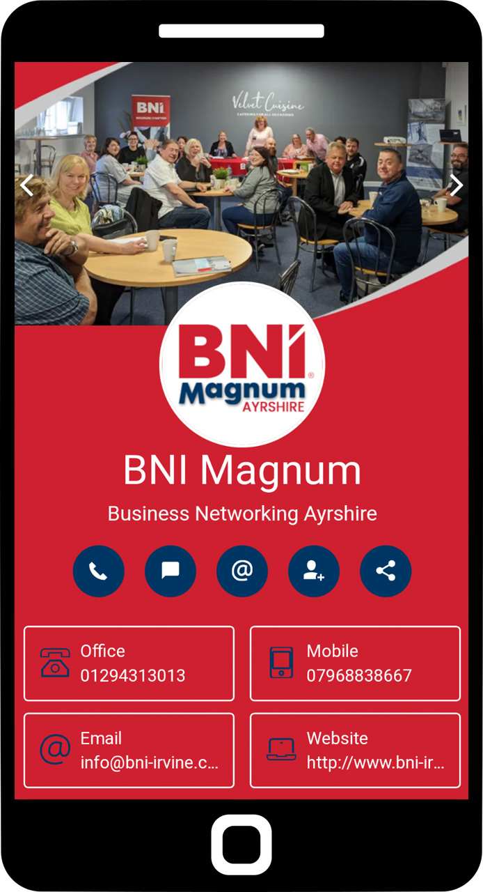 Digital Business Cards - Glasgow