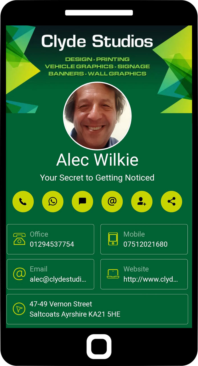 Digital Business Cards - Glasgow